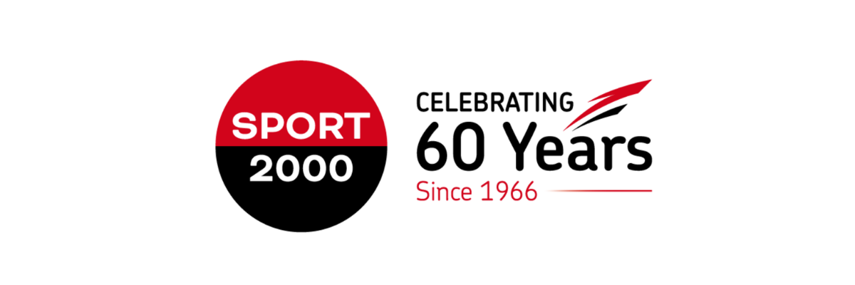 Юбилейно лого за 60 години SPORT 2000, представено от SPORT DEPOT, с надпис "Celebrating 60 Years Since 1966"